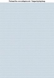 Lots of Lace A4 Backing Paper in Blue