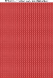 Diamonds and Checks Backing Paper in Red