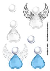Crystal Angel Simple Decoupage Sheet