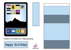 Ipad Tablet Computer Easel Card