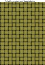 Large Weave A4 Backing Paper in Green