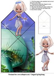 Lavinia Fairy Pop Up Spring Card