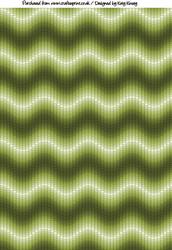 Dotty Waves A4 Backing Paper in Green