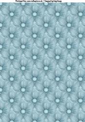 Polka Dot Floral A4 Backing Paper in Blue
