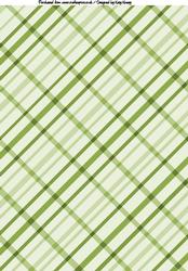Diagonal Checks A4 Backing Paper in Green
