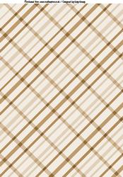Diagonal Checks A4 Backing Paper in Brown
