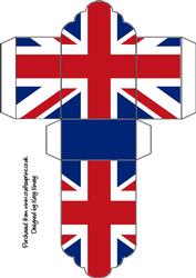 Jubilee Union Jack Tag Gift Box Olympics Uk