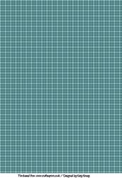 Blue Check A4 Backing Paper