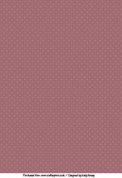 Dusky Pink with Baby Pink Polka Dots A4 Backing Paper