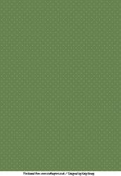 Green and Pale Green Polka Dots A4 Backing Paper