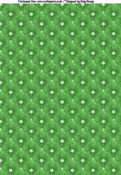 Burst of Blooms A4 Backing Paper in Green