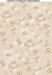 Bubbles and Fairy Dust A4 Backing Paper in Brown