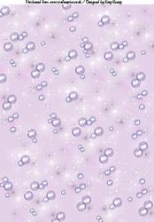 Bubbles and Fairy Dust A4 Backing Paper in Lilac