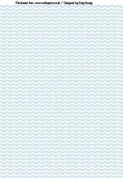 Blue Lace A4 Backing Paper