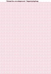 Bright Pink Lace A4 Backing Paper