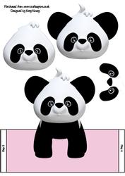 Panda-monium Roll Around 3D Card Topper