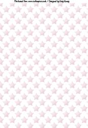 Soft Pink Stars A4 Backing Paper