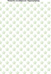 Soft Green Stars A4 Backing Paper