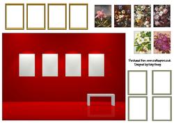 Make Your Own Floral Art Gallery Card Front