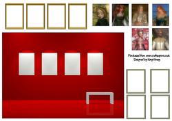 Make Your Own Medieval Portrait Art Gallery Card Front