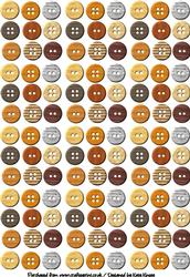 Wooden Buttons A4 Backing Paper
