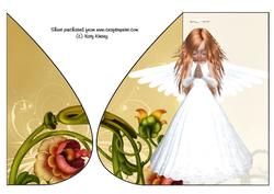 Angelic Tear Drop Card