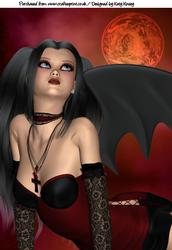 Sultry Angel #1 A4 Card Front