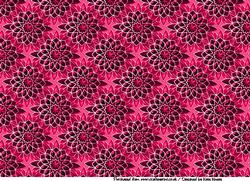 Jewelled Flowers A4 Backing Paper in Hot Pink
