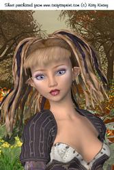 Pretty Pixie A4 Card Front