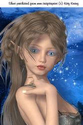 Starlight Elf A4 Card Front