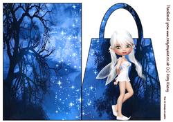 Crystal Fairy Handbag Card
