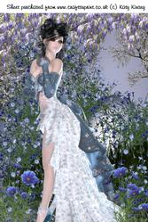 Beautiful in Blue A4 Card Front