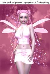 In the Pink Fairy A4 Card Front