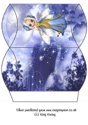 Blossom Fairy in Blue Pillow Box