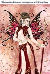 Keeper of the Butterflies Fairy A4 Card Front