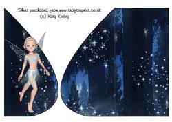 Fairy Glow Tear Drop Card