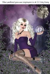 Crystal Gazer A4 Card Front