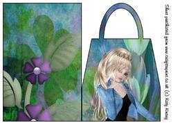 Delightful in Denim Handbag Card