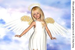 Grace Angel A4 Card Front