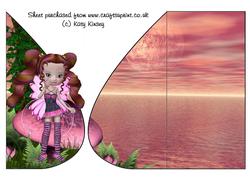 Martha Fairy Teardrop Card