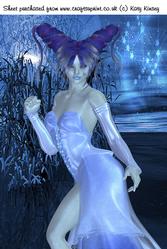 Moonlit Elf A4 Card Front