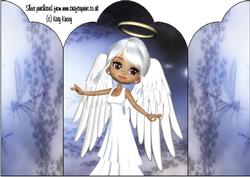 Angel Blessings Gatefold Card