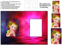 Kacey Foldback Card with Simple Pyramage