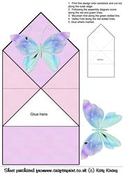 Lilac Butterfly Pop Up Spring Card