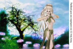 Elven Dawn A4 Card Front
