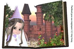 Once Upon a Time Storybook A4 Card Front