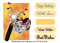 Head Out on the Highway Motorcycle Topper Sheet