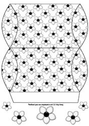 Daisy Dots Pillow Box