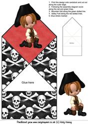 Little Pirate Pop Up Spring Card