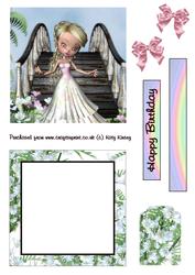 Over the Rainbow Shaker Card